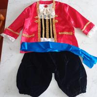 Vestito di carnevale Capitano Uncino 4anni