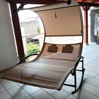 lettino 2 posti prendisole Errico coveri