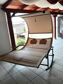 lettino 2 posti prendisole Errico coveri