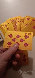 ✨🃏 Mazzo di Carte da Poker Dorate