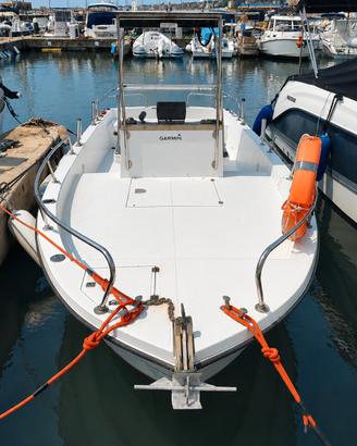 Barca fisherman Regg 21 linea d'asse, NO Patente