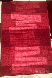 Tappeto a passatoia rosso, (67 x 100 cm)
