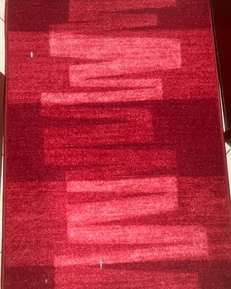 Tappeto a passatoia rosso, (67 x 100 cm)