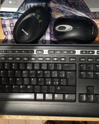Tastiera e mouse Microsoft wireless