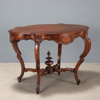 Tavolo Umbertino a Biscotto in Mogano Fine 800