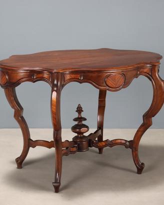 Tavolo Umbertino a Biscotto in Mogano Fine 800