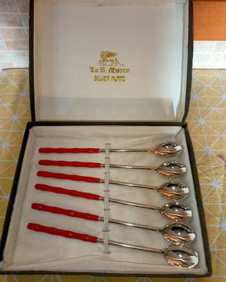 Cucchiaino lungo La S. Marco silver plate