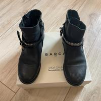 Stivaletti in pelle nera marca Barca
