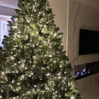 Albero di natale con luci integrate - h 2,4 m