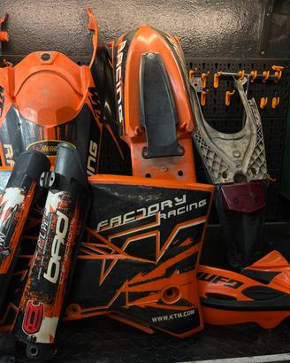 KTM EXC/SX Kit Plastiche Originali + Fari