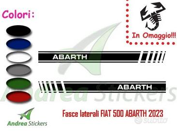 500 Abarth fasce adesive laterali