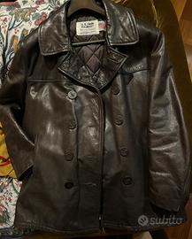 Giaccone Caban 740N Schott pelle xl marrone