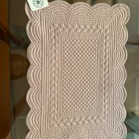 4 tovagliette shabby chic grigio chiaro