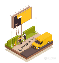 Servizi Affissioni pubblicitarie e Camion Vela