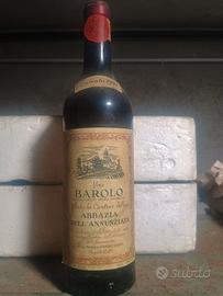 bottiglia da collezione Barolo 1961