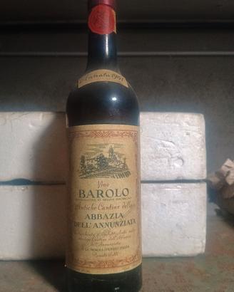 bottiglia da collezione Barolo 1961