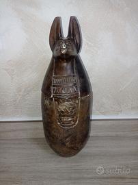 Vaso canopo egizio Anubis