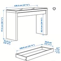 Consolle toeletta trucco MALM IKEA