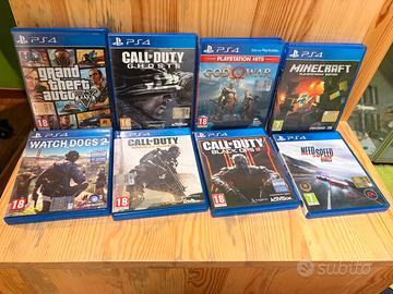 8 giochi ps4 anche separatamente
