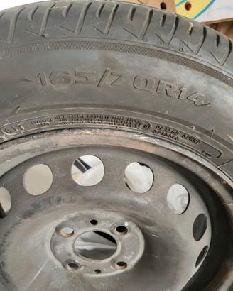 2 gomme invernali + cerchioni , R14, ~ Punto