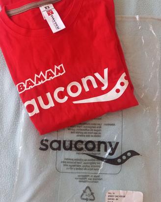 T shirt rossa Saucony Elbaman XS