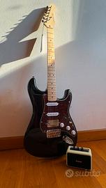 Chitarra Elettrica DONNER dst-152b + amplificatore