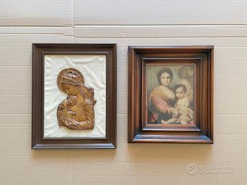 Quadri Madonna con bambino e Sacra Famiglia