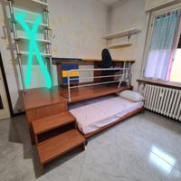 Soppalco cameretta con letto