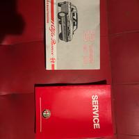 LIBRETTO USO E MANUTENZIONE + BOOK SERVICE ALFA 75