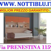 Letto a Scomparsa UGO B 1 piazza MATERASSO OMAGGIO