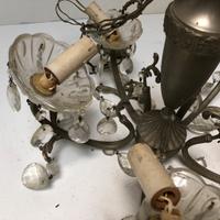 Lampadario a gocce cristallo