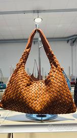 Borse intrecciate vera pelle made in italy