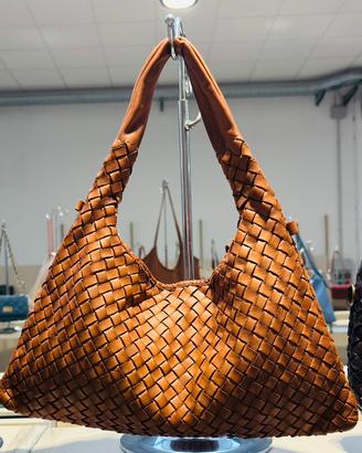 Borse intrecciate vera pelle made in italy