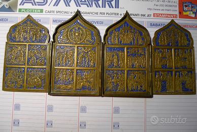 Icona da viaggio russa xix secolo