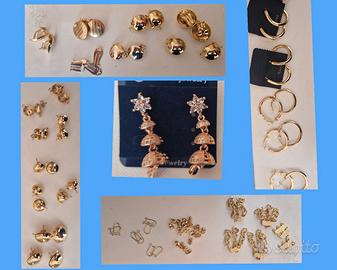 orecchini di vari tipi 