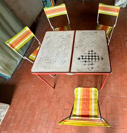 Tavolino picnic vintage anni 60/70