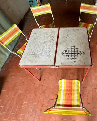 Tavolino picnic vintage anni 60/70