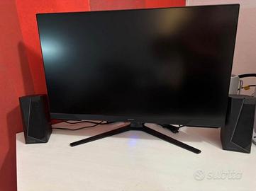 SAMSUNG ODYSSEY G3 27 POLLICI (FULL HD)  +CASSE G