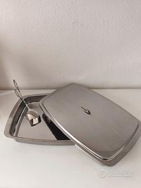 Set scaldavivande+ forbice in acciaio inox Neos