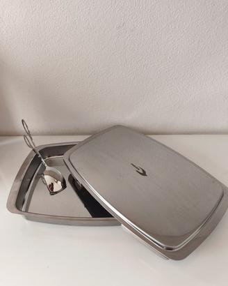 Set scaldavivande+ forbice in acciaio inox Neos
