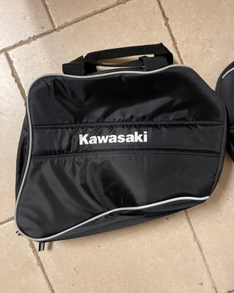 2 borse interne Givi Kawasaki originali nuove