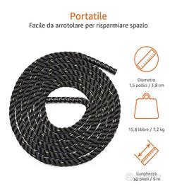 battle ropes fune allenamento