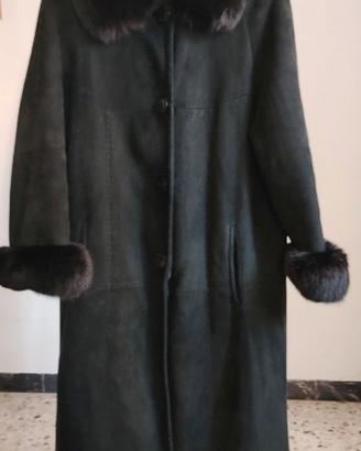 Cappotto lungo in vero montone Shearling (Fontani)
