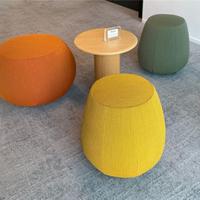 SET POUF + Tavolino in legno DESIGN