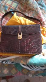 borsa vintage coccodrillo 