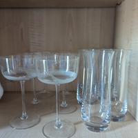 2 set da 6 bicchieri