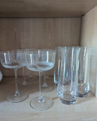 2 set da 6 bicchieri