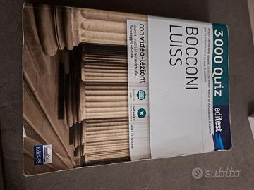 libro  quiz bocconi per test ingresso universi