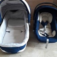 ovetto e navicella Inglesina blu notte e panna 