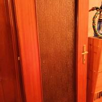 5 Porte interne in legno con vetro in rilievo